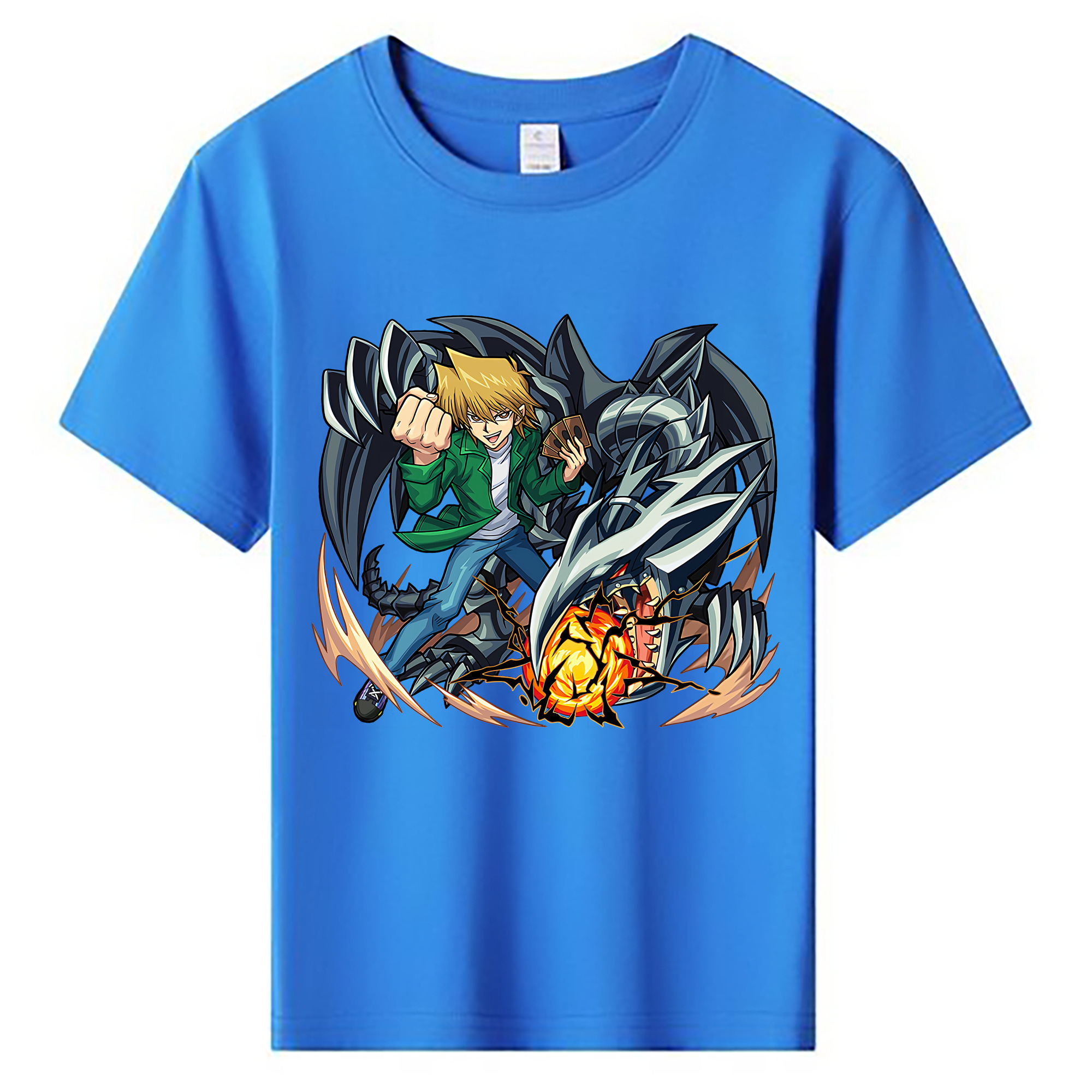 （画像用） 遊☆戯☆王 Yu-Gi-Oh! 綿100％キッズTシャツ（フロントプリント）